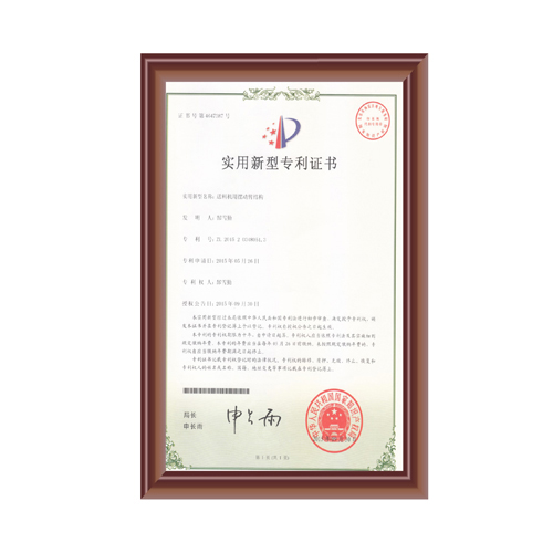 午夜福利大片用摆动臂结构专利证书